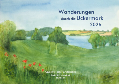 Titelbild vom Kunstkalender Uckermark 2026